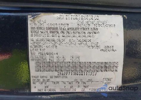 2010 Ford Crown Victoria Police/Police Interceptor z USA, uszkodzony, nr VIN 2FABP7BV6AX110887